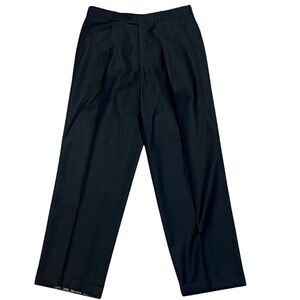 Ling’s Classic Black Ultrafine Wool Trouser Pants 2005